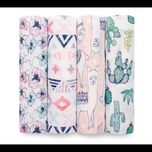 Aden + Anais Cotton Muslin Swaddle 4-Pack